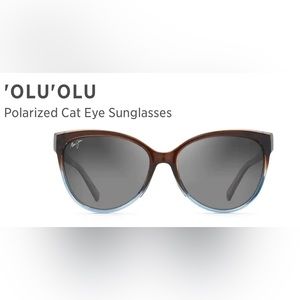 Brand New…. This pleasant, cat eye shaped frame is agreeable to many face shapes